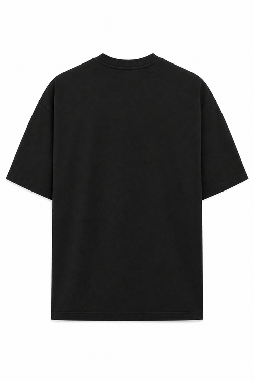 SYKO Graphic Black T-Shirt for Men | Premium Cotton Casual Streetwear Tee (M–XL)