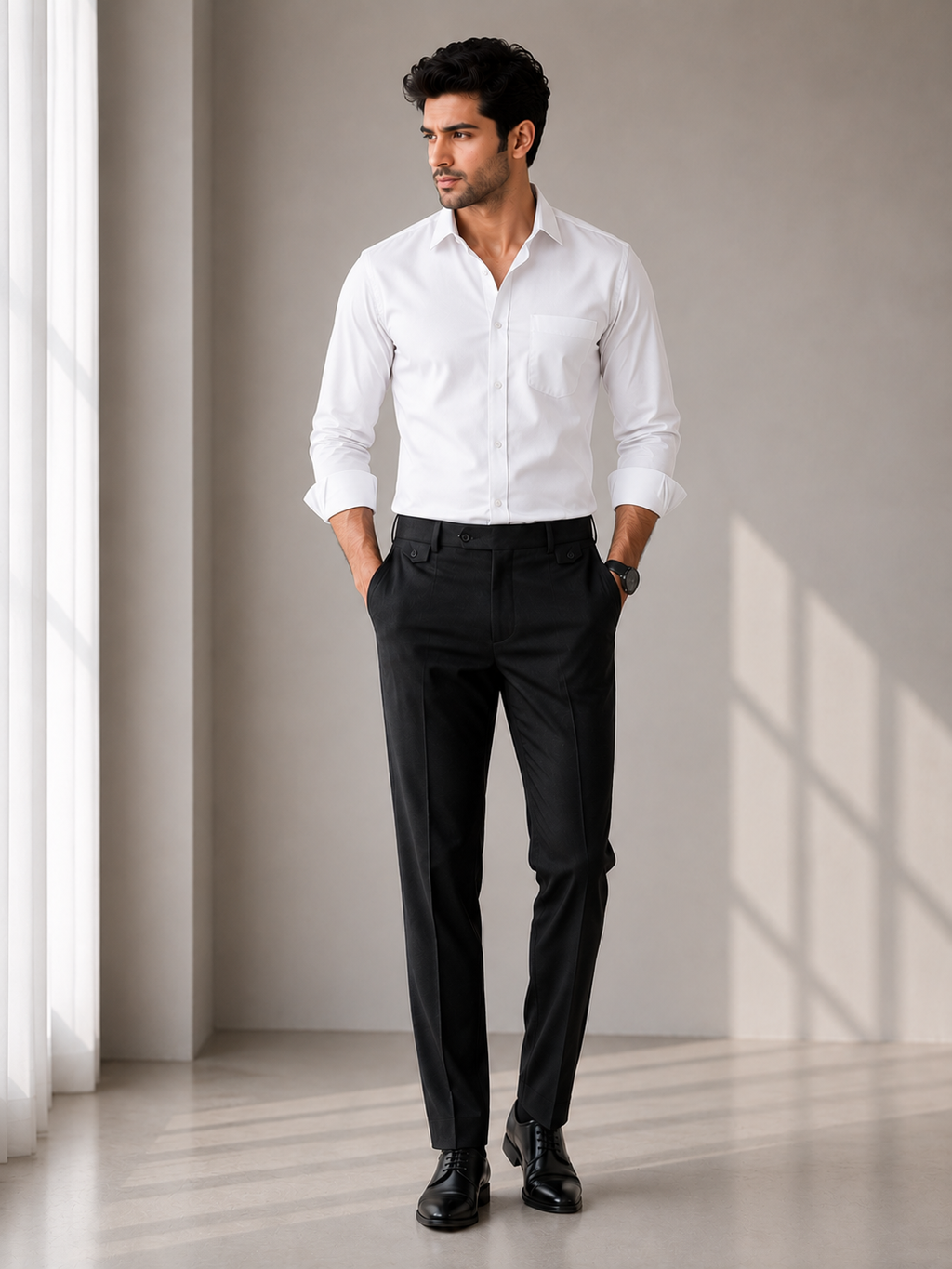 Men's Premium Cotton Formal Shirt with Japanese Cut Formal Pant | Smart Fit